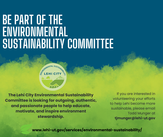 Become an  Environmental Sustainability Committee member graphic
