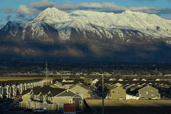 Lehi City eastside neighborhood