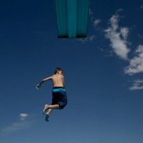 Outdoor Pool diving board