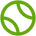 Tennis ball icon