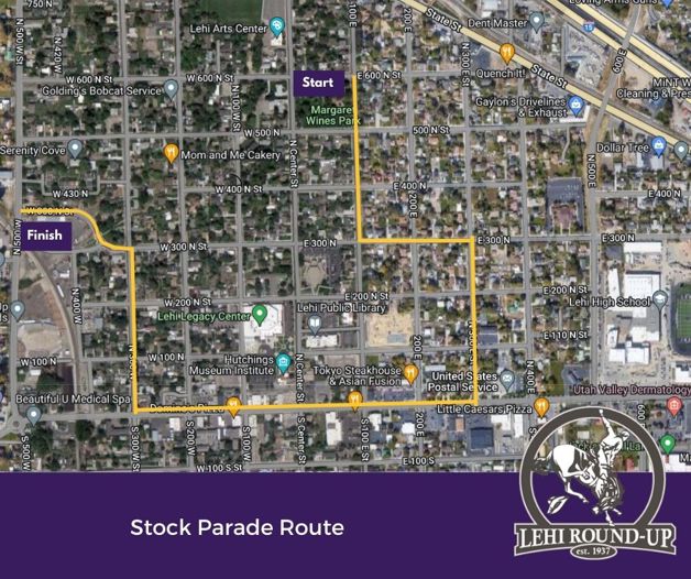 Stock parade route