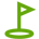 Golf hole icon