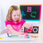 Young girl at preschool