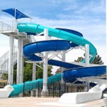 Outdoor Pool Slide