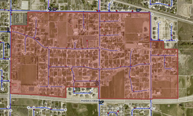 Graphic of phase 8 section D.