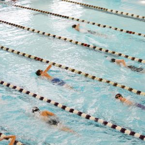 image of Lap lane swimmers