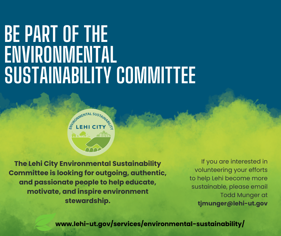 Environmental Sustainability Committee recruitment.