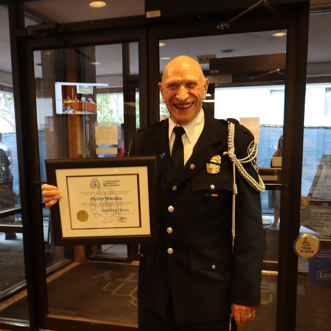 Philip Wasden Master Chaplain Award